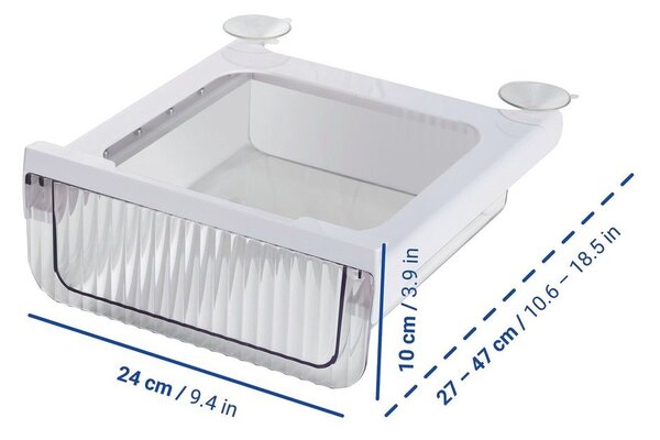 Plastikowy organizer do lodówki 27x24 cm Kira – Wenko