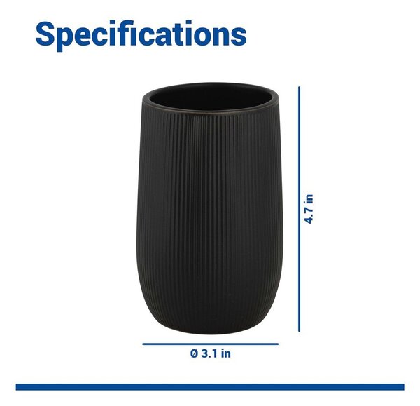 Zielony kubek na szczoteczki do zębów ceramiczny Fablo – Wenko