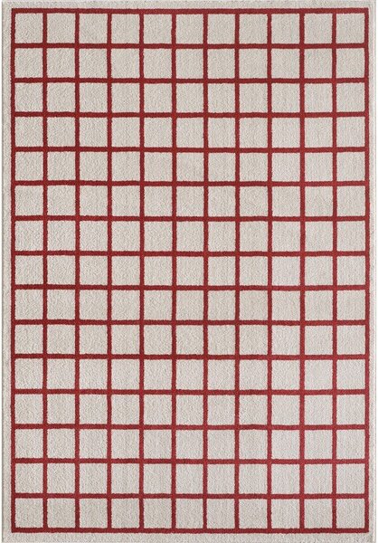 Czerwony/beżowy dywan 160x230 cm Picnic – ESTE