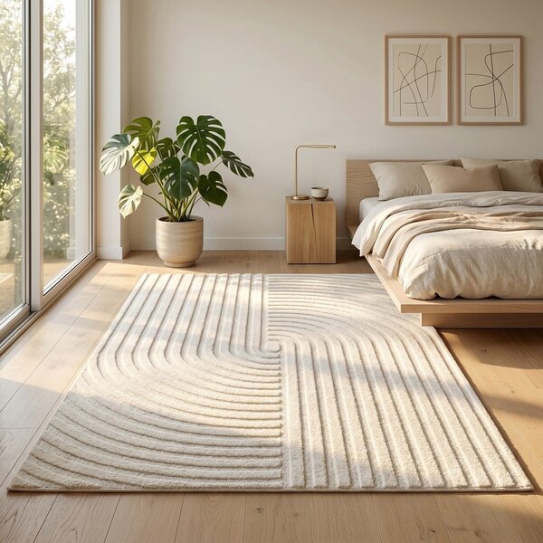 Kremowy dywan 120x170 cm Serenity – ESTE