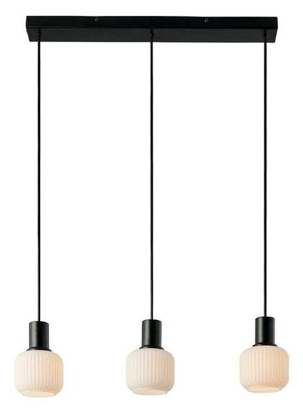 Nordlux - Milford 3 Mini Lampa Wisząca Rail Black