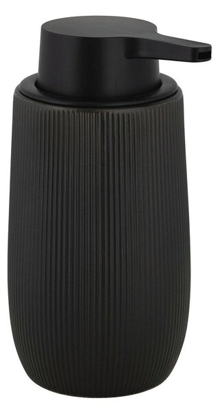 Czarny plastikowy dozownik do mydła 400 ml Fablo – Wenko