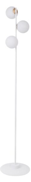 Lampa podłogowa minimalistyczna biała dekoracyjna 3 mleczne klosze 3xG9 12W Gama Sigma Lighting