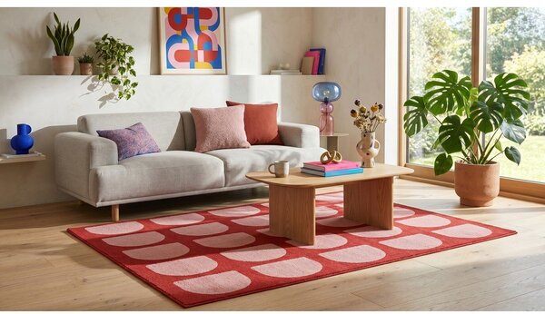 Czerwony/różowy dywan 160x230 cm Pomegranate – ESTE
