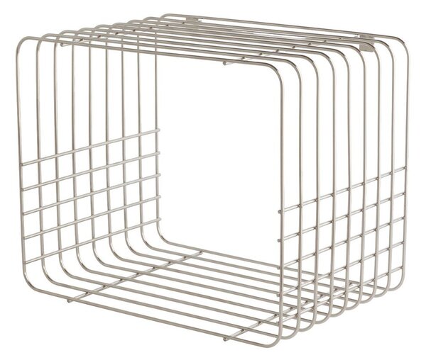 Wielopoziomowa metalowa półka w kolorze srebra z połyskiem 38 cm Store-It – Mette Ditmer Denmark
