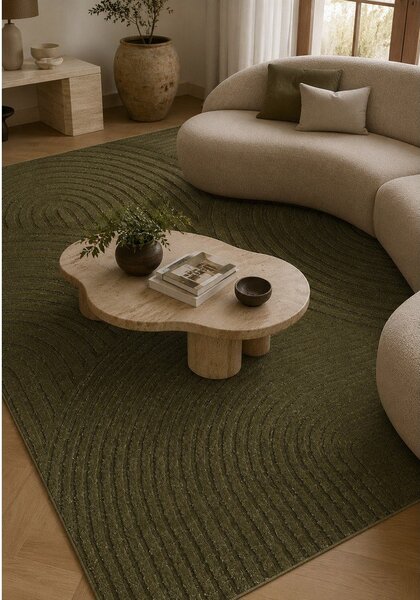 Ciemnozielony dywan 160x230 cm Whirl – ESTE
