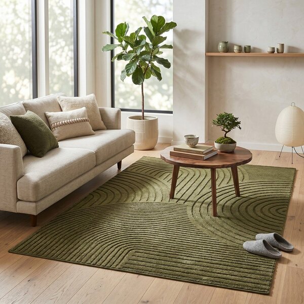 Ciemnozielony dywan 160x230 cm Whirl – ESTE
