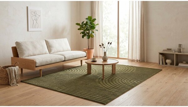 Ciemnozielony dywan 160x230 cm Whirl – ESTE