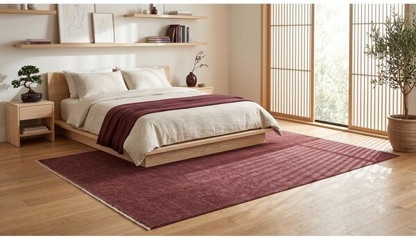 Bordowy dywan 160x230 cm Puro – ESTE