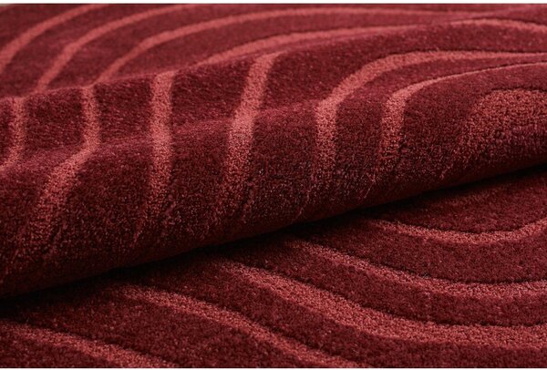 Bordowy dywan 160x230 cm Pebble – ESTE