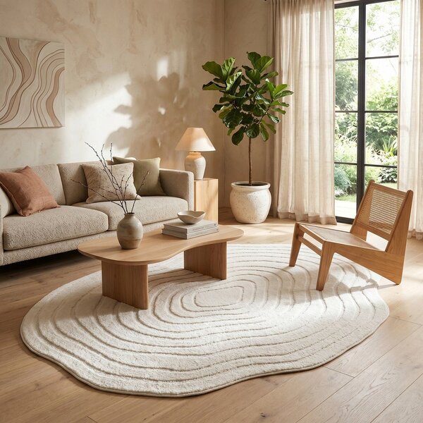 Kremowy dywan 160x230 cm Pebble – ESTE