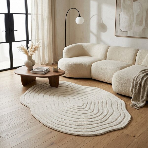 Kremowy dywan 160x230 cm Pebble – ESTE