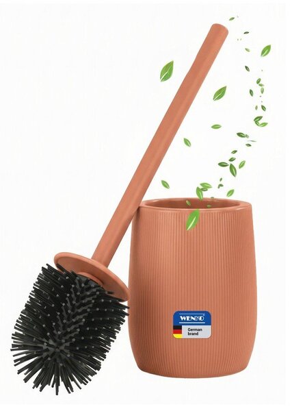 Brązowa szczotka do WC ceramiczna Fablo – Wenko