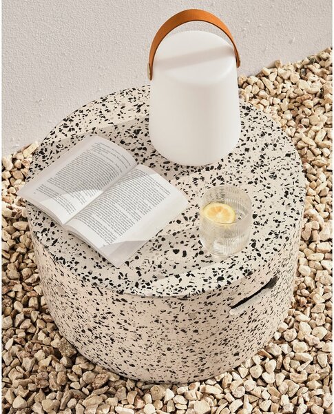 Biało-brązowa lampa zewnętrzna Kave Home Dialma