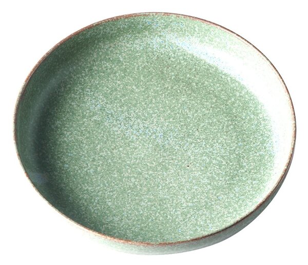 Zielony ceramiczny talerzyk deserowy MIJ Fade, ø 20 cm