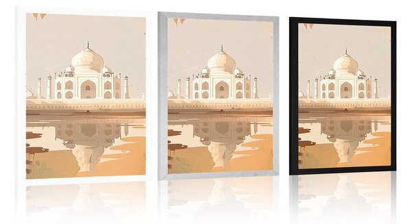 Plakat indyjski Taj Mahal
