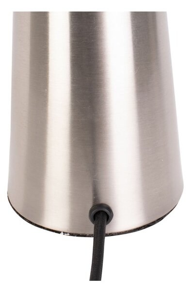 Lampa stołowa w kolorze srebra Leitmotiv Sublime, wys. 51 cm