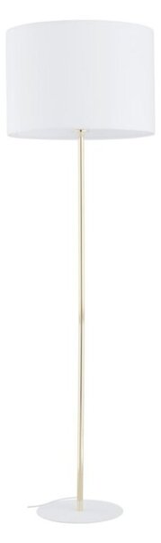 Lampa podłogowa TK Lighting Umberto 16033 biało-złota, E27, nowoczesna do salonu i sypialni 155 cm