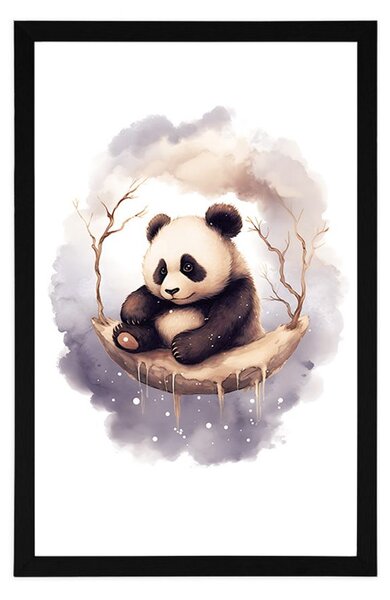 Plakat rozmarzona panda