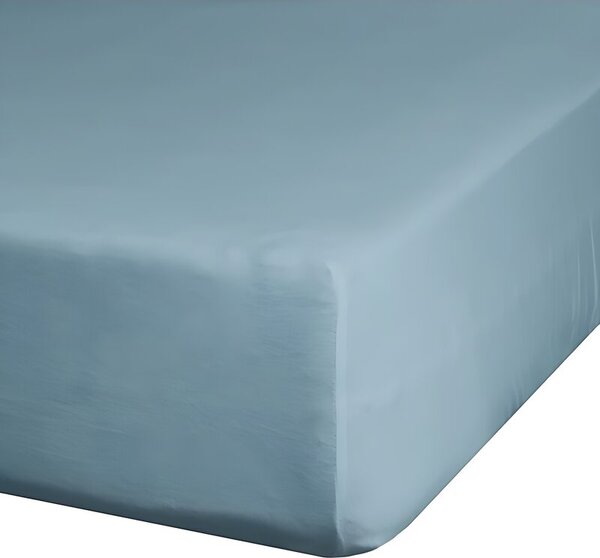 Prześcieradło EUROFIRANY Jersey D91 160 x 200 cm Niebieski