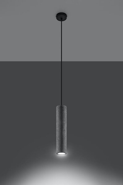 Betonowa lampa wisząca Sollux Fadre