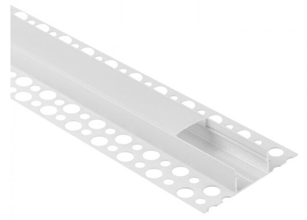 Profil do taśm LED GNS02 natynkowy biały + klosz mleczny 2m Ecolight