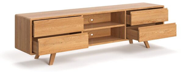 Szafka RTV drewniana Vela Buk 160 cm