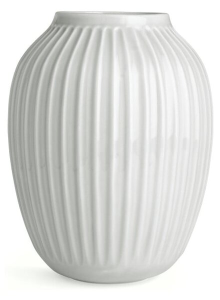 Biały kamionkowy wazon Kähler Design Hammershoi, wys. 25 cm