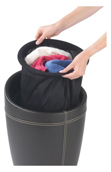 Kosz na pranie i taboret w jednym Wenko Linen Look, 20 l