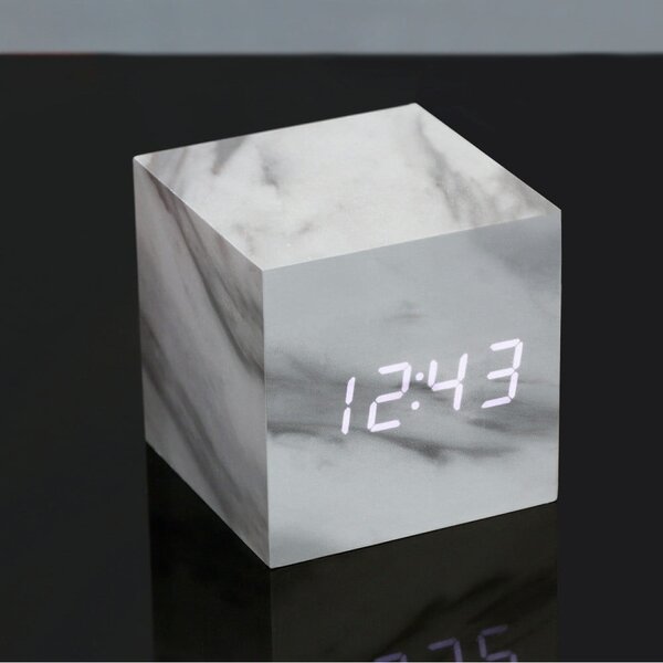 Budzik cyfrowy Cube Click – Gingko