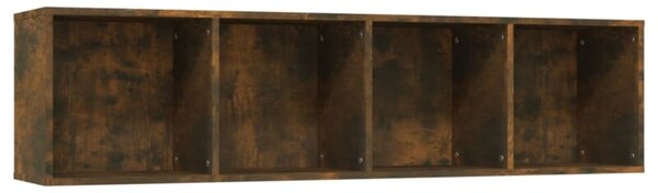 Regał na książki/szafka rtv, przydymiony dąb, 143x30x36 cm