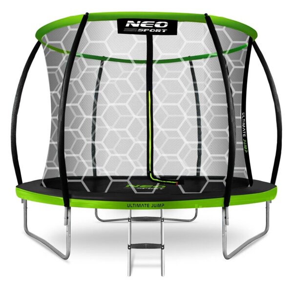 Trampolina NEO-SPORT NS-10C221 FI 312 cm Czarno-zielony