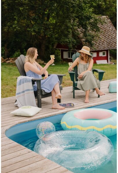 Zielony plastikowy fotel ogrodowy Adirondack – Bonami Selection