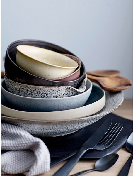 Zestaw 4 czarnych sztućców Bloomingville Cutlery Eleganza