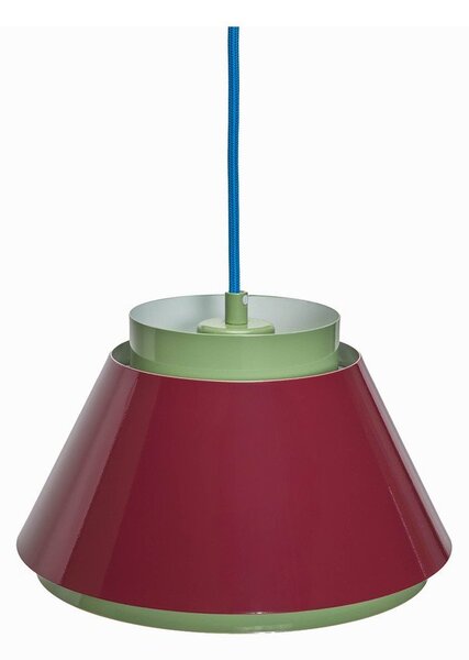 Czerwona/zielona metalowa lampa wisząca ø 25 cm Remi – Hübsch