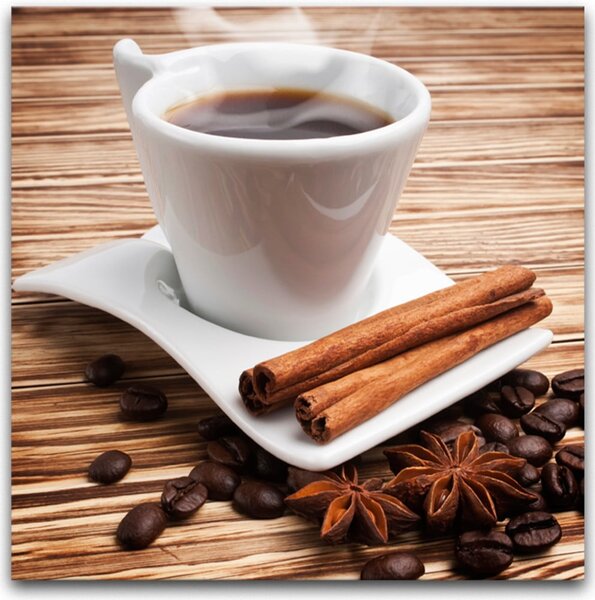 Obraz Styler Glasspik Coffee II, 30x30 cm