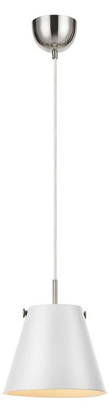 Biała lampa wisząca Markslöjd Tribe, ø 30 cm