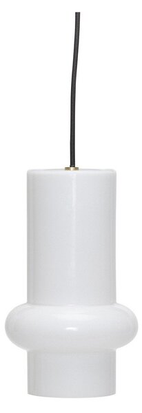 Biała szklana lampa wisząca ø 15 cm Pilule – Hübsch
