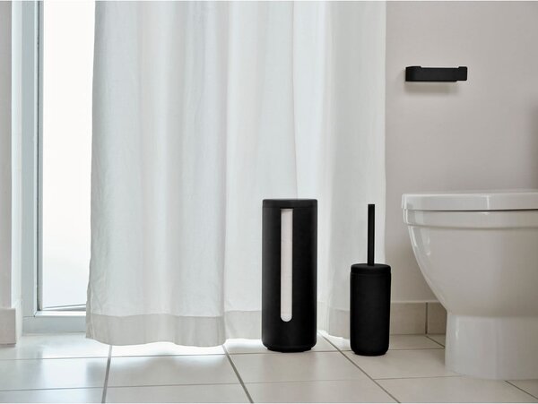 Czarny metalowy stojak na papier toaletowy Ume – Zone