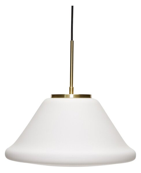 Biała lampa wisząca ze ściemniaczem ø 40 cm Muse – Hübsch