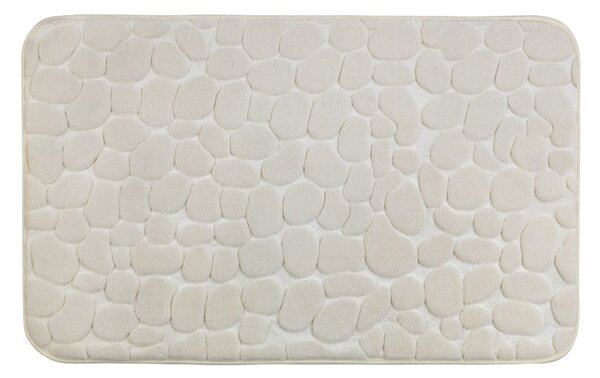 Beżowy dywanik łazienkowy z pianką z pamięcią kształtu Wenko Beige, 80x50 cm