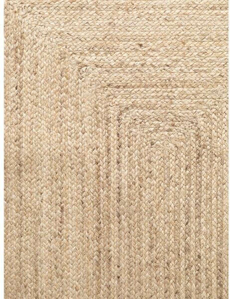 Chodnik z juty dwustronny/tkany ręcznie w jasnym naturalnym kolorze 80x200 cm Juno – Hanse Home