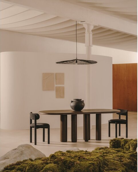 Czarna lampa wisząca ø 100 cm Makai – Kave Home
