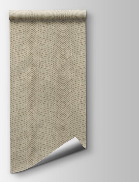Fototapeta Eleganckie wzory fal na neutralnym tle, Fototapety Geometryczne, Popularne Fototapety, t00708 - Tapeko.pl