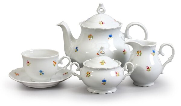 Porcelanowy zestaw na herbatę Thun Ophelia