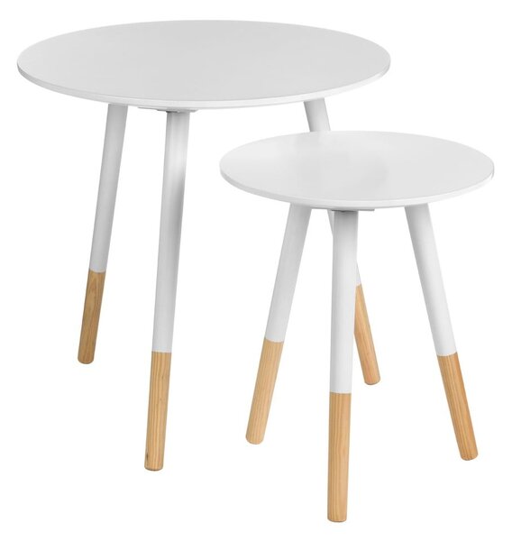 Okrągłe stoliki zestaw 2 szt. ø 48 cm Viborg – Premier Housewares