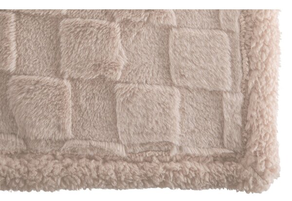 Beżowy koc z mikropluszu 150x200 cm Rava – Tiseco Home Studio