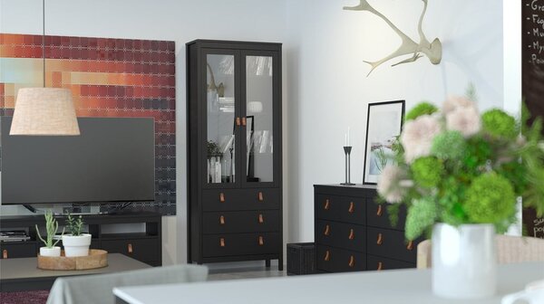 Czarny stolik 81x81 cm Madrid – Tvilum