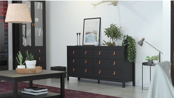 Czarny stolik 81x81 cm Madrid – Tvilum
