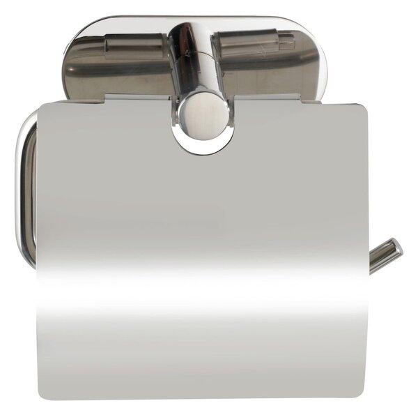 Nierdzewny uchwyt na papier toaletowy bez konieczności wiercenia Wenko Turbo-Loc® Orea Shine Cover